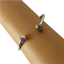 CZ Round Bangle Bracelet