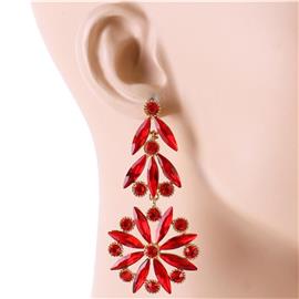 Crystal Chandelier Flower Earring