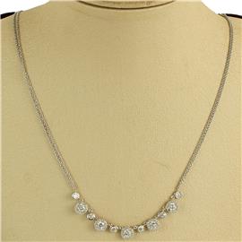 CZ Casting Round Necklace