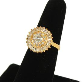 """10" CZ Casting Round Ring "