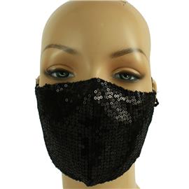 Fashion Sequin Faces Mask