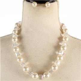 Fashion Balls -Cubic Necklace Set