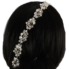 Crystal Tear Long Wire Headband