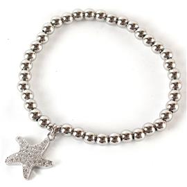 Stainless Steel Charm Bracelet