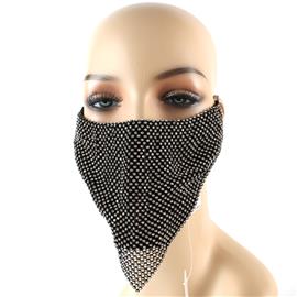 Rhinestone Show Mask