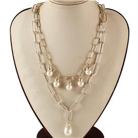 Multi Layered Pearl Necklace