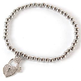 Stainless Steel Charm Bracelet