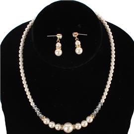 Pearl Necklace Set