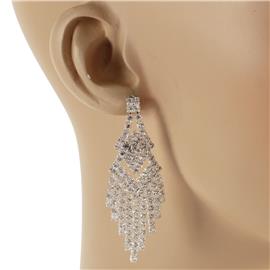 Rhinestones Fringeds Earring