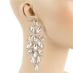 Crystal Chunky Chandelier Earring