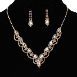 Rhinestones Necklace Set