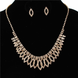 Rhinestones Necklace Set