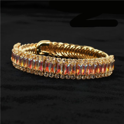 Rhinestones Cuff Bangle