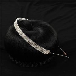 4 Lines Rhinestones Headband