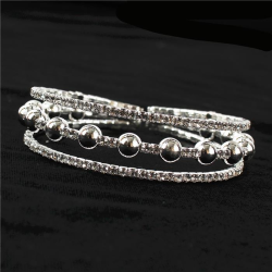 Rhinestones Cuff Bangle