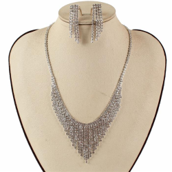 Rhinestones Necklace Set