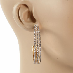 50 MM Rhinestones Earring