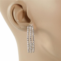 30 MM Rhinestones Earring