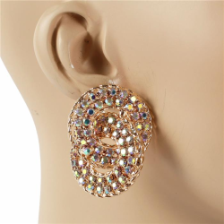 Rhinestones Stud Earring