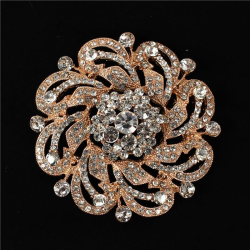 Crystal Brooch