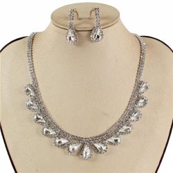 Rhinestones Necklace Set