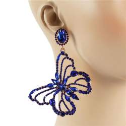 Crystal Butterfly Earring