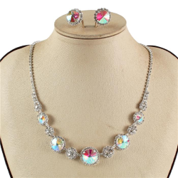 Rhinestones Necklace Set