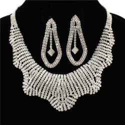 Rhinestones Necklace Set