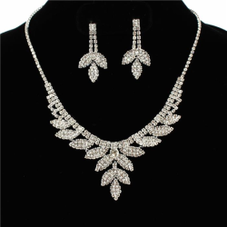 Rhinestones Necklace Set