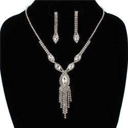 Rhinestones Necklace Set