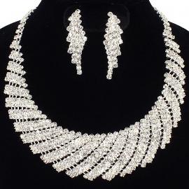 Rhinestone Neckace Set