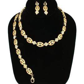 Rhinestone Necklace Set