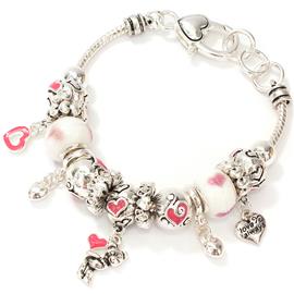 Charm Bear Heart Bracelet