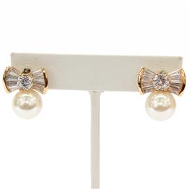 CZ Pearl Flower Earring