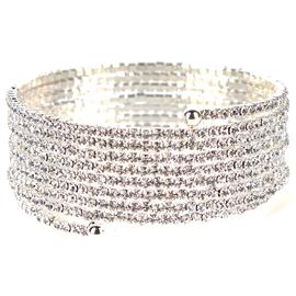 Rhinestone 9 Layereds Bracelet