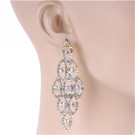 Rhinestone Chandelier Earring