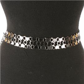 Metal Heart Chain Belt