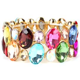 Crystal Oval Bracelet