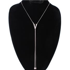 ""V" Slide Necklace "