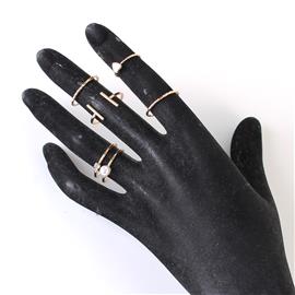 5 Pcs Midi Ring