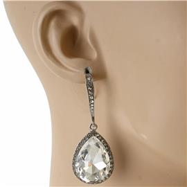 Crystal Dangling Teardrop Earring