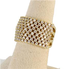 ""9" Cubic Zirconia Pave Ring"