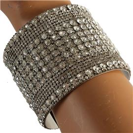 Fashion Rhinestones Cuff Bangle