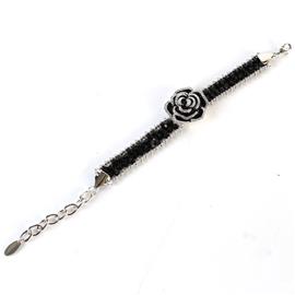 CZ Flower Canting Bracelet