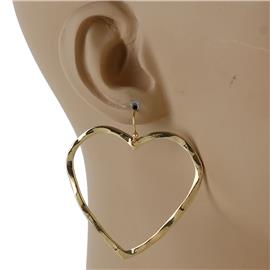 Metal Heart Earring