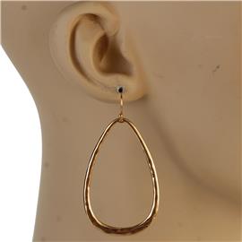 Metal Oval Earring