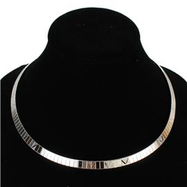 "18" V Omega Necklece"