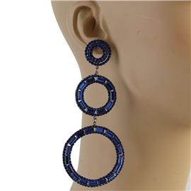 Fashion Long Rhinestones Earring