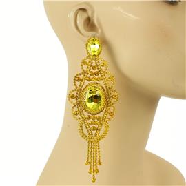 Oval Chandelier Earring