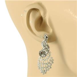 Crystal Peacock Earring